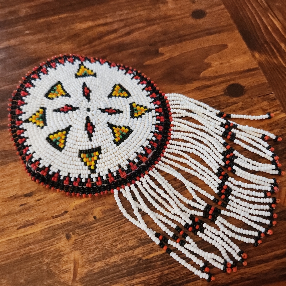 NWOT Navajo Native American Hand Beaded Barrette